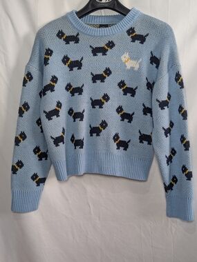Netflix Stranger Things No Boundaries Scottie Dog Sweater – L (12/14)